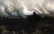Gustave Dore The Enigma oil